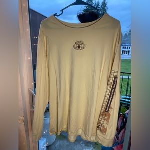 Dutch Bros Tan / Sandstone Long Sleeve T-Shirt size 2X